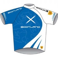 Endura Coolmax Printed Scotland Flag Short Sleeve Jersey Small Only