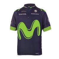 endura movistar team kids short sleeve jersey 2017 short sleeve cyclin ...