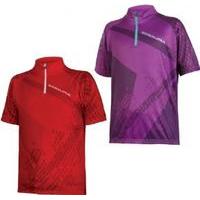 endura ray short sleeve kids jersey