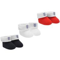 England 3 Pack Booties Baby