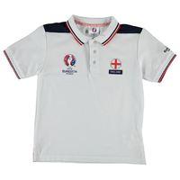 England UEFA Euro 2016 Polo Shirt (White) - Kids