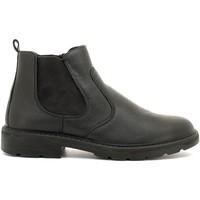 enval 6874 ankle man mens mid boots in black