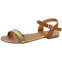 Enza Nucci Sandales JX2494 Camel women\'s Sandals in brown