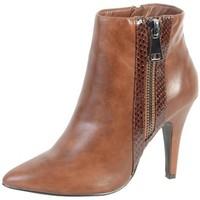 enza nucci bottine ql2612 camel womens low ankle boots in brown