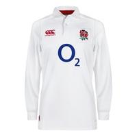 England Rugby Home Classic Shirt - Long Sleeve - Kids, White