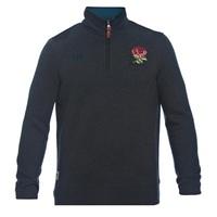 england rugby since 1871 14 zip sweater black marl black