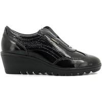 enval 6957 mocassins women womens loafers casual shoes in black
