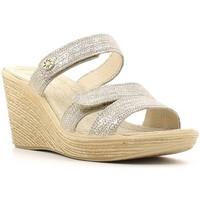 enval 5979 wedge sandals women platino womens sandals in grey
