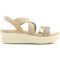 enval 5969 wedge sandals women platino womens sandals in grey