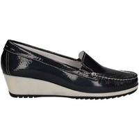 enval 7933 mocassins women blue womens loafers casual shoes in blue