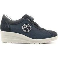 enval 5947 scarpa velcro women blue womens shoes trainers in blue