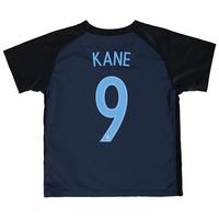 England Away Stadium Shirt 2017-18 - Kids with Kane 9 printing, Red