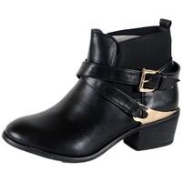 Enza Nucci Bottines DR1547 Noir women\'s Mid Boots in black