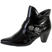 enza nucci bottine ql2212 vnoir womens low ankle boots in black