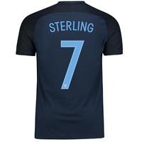 England Away Vapor Match Shirt 2017-18 with Sterling 7 printing, Red