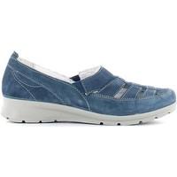 enval 3932 mocassins women womens loafers casual shoes in blue