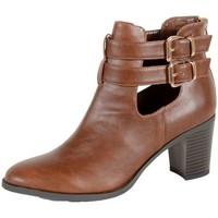 enza nucci bottines ql 1520 marron tan womens low ankle boots in brown