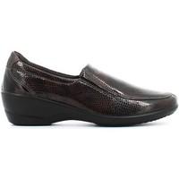 enval 4943 mocassins women womens loafers casual shoes in brown