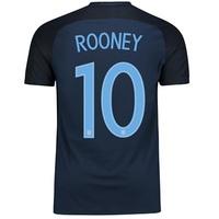 England Away Vapor Match Shirt 2017-18 with Rooney 10 printing, Red