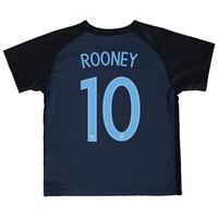 england away stadium shirt 2017 18 kids with rooney 10 printing red