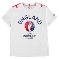 england uefa euro 2016 graphic t shirt white kids