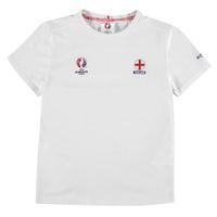 england uefa euro 2016 core t shirt white kids