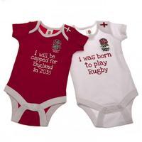 England R.F.U. 2 Pack Bodysuit 1...