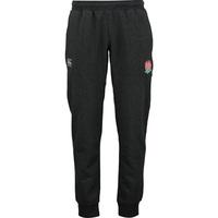 England Rugby Tapered Fleece Pants - Black Marl, Black