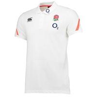 england rugby cotton training polo bright white white