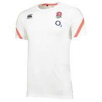 England Rugby Cotton Training T-Shirt - Bright White, White
