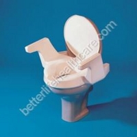 enterprise raised toilet seat deluxe with lid 190kg 42kg 310mm