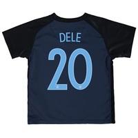 England Away Stadium Shirt 2017-18 - Kids with Dele 20 printing, Red