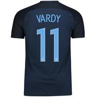 England Away Vapor Match Shirt 2017-18 with Vardy 11 printing, Red