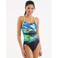 Endurance Plus Placement Digital Rippleback - Navy and Lime