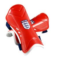 england shinguard red white medium one size only