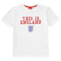 England 156 Football T Shirt Junior