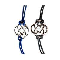 endless knot friendship bracelets 2 buy 2 save 5 black and blue silver ...