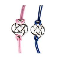 endless knot friendship bracelets 2 buy 2 save 5 pink and blue silver  ...