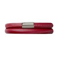 endless jewellery bracelet red leather 38 cm