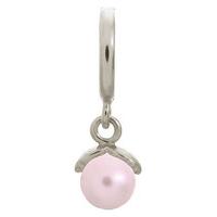 Endless Jewellery Charm Apple Pearl Rose Silver