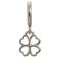 endless jewellery charm clover silver