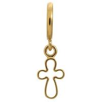 endless jewellery charm cross yellow gold