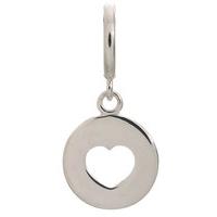 Endless Jewellery Charm Heart Coin Silver