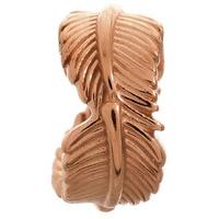 endless jewellery charm leaf rose gold