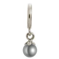 Endless Jewellery Charm Pearl Ball Grey Silver