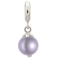 Endless Jewellery Charm Pearl Dream Purple Silver