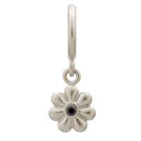 Endless Jewellery Charm Black Flower Dream Dot Silver