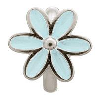 Endless Jewellery Charm Enamel Flower Light Blue Silver