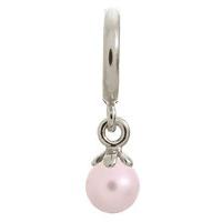 Endless Jewellery Charm Pearl Ball Rose Silver