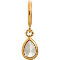 Endless Jewellery Charms White Drop Yellow Gold